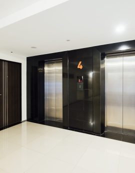 elevator in building
