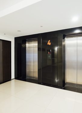 elevator in building