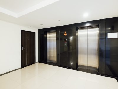 elevator in building