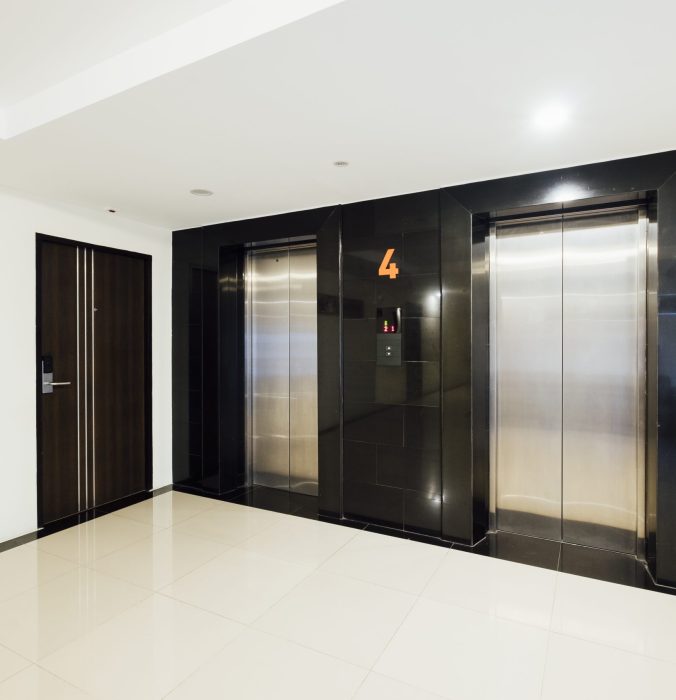 elevator in building