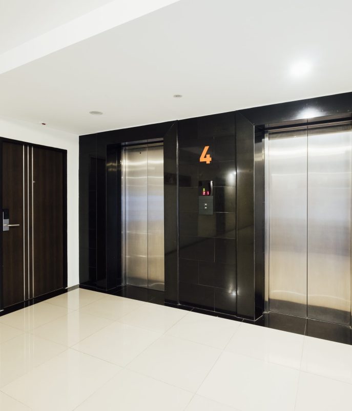 elevator in building